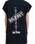 Dolce & Gabbana Black D&G Fashion Round Neck Cotton T-shirt