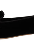 Dolce & Gabbana Black DG Sacred Heart Patch Slip On Flat Shoes