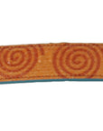 Dolce & Gabbana Orange Leather Swirl Print Bag Shoulder Strap