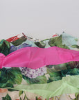Dolce & Gabbana Multicolor Silk Floral Bodycon Sheath Dress