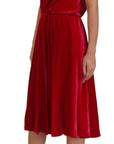 Dolce & Gabbana Pink Viscose Stretch Strapless A-line Dress