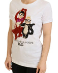Dolce & Gabbana T-shirt Top White Textured Short Sleeve