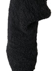 Dolce & Gabbana Black Stiletto Heels Mid Calf Boots