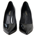 Dolce & Gabbana Black Patent Leather Pumps Heels Shoes