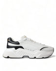 Dolce & Gabbana White Black Low Top Daymaster Sneakers Shoes
