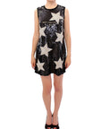 Dolce & Gabbana Masterpiece black crystal swarovski stars sheath dress
