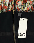 Dolce & Gabbana Multicolor floral bubble halterneck dress