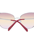Emilio Pucci Silver Metal Sunglasses