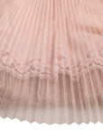 Dolce & Gabbana Pink One Shoulder Pleated Lame Tulle Dress