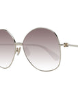 Max Mara Gold Metal Sunglasses