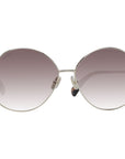 Max Mara Gold Metal Sunglasses