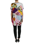 Dolce & Gabbana Multicolor Patchwork Cotton Silk Blouse Top