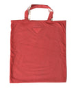 Prada Red Jersey Fabric Logo Shoulder Shopping Tote Bag
