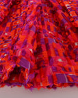 Dolce & Gabbana Pink Patterned A-line Above Knees Dress