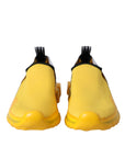 Dolce & Gabbana Yellow Sorrento Slip On Sneakers Women Shoes