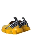 Dolce & Gabbana Yellow Sorrento Slip On Sneakers Women Shoes