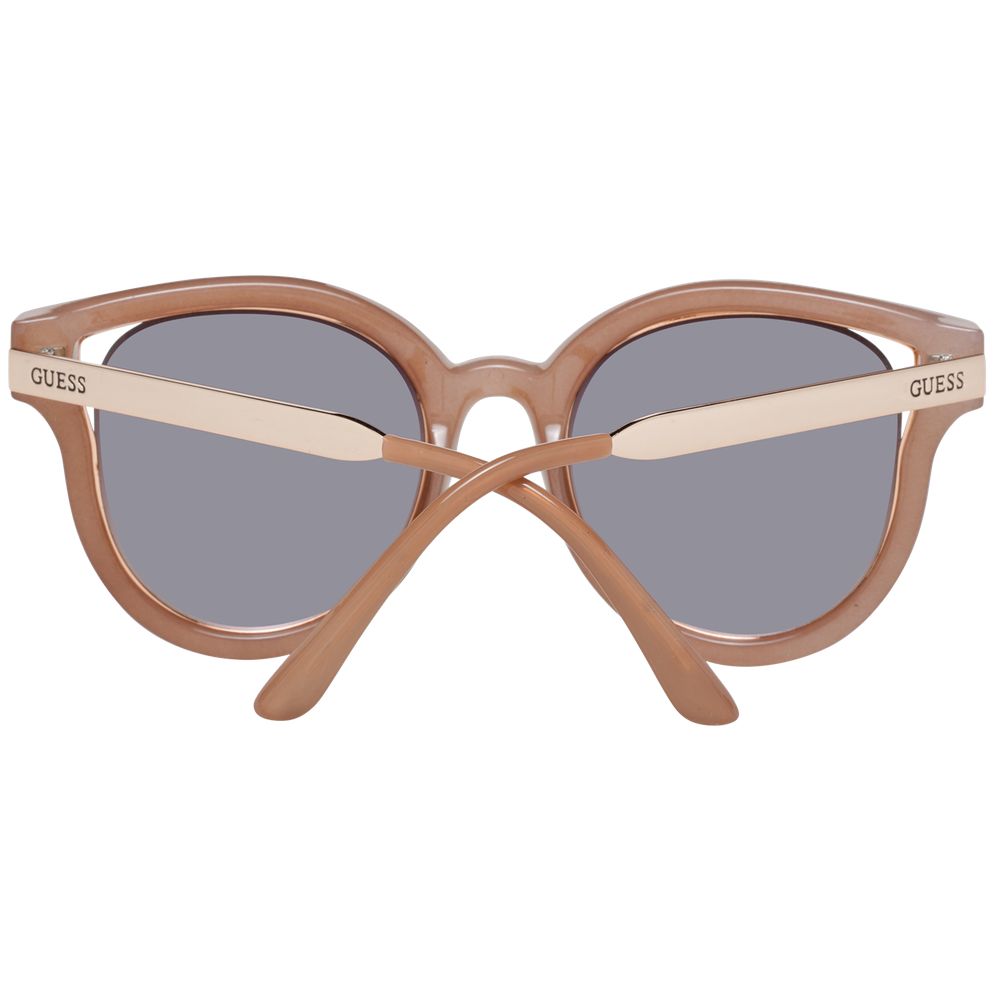 Guess Brown Metal &amp; Plastic Sunglasses