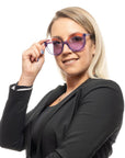 Emilio Pucci Purple Plastic Sunglasses