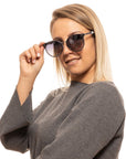 Bally Gray Metal & Plastic Sunglasses