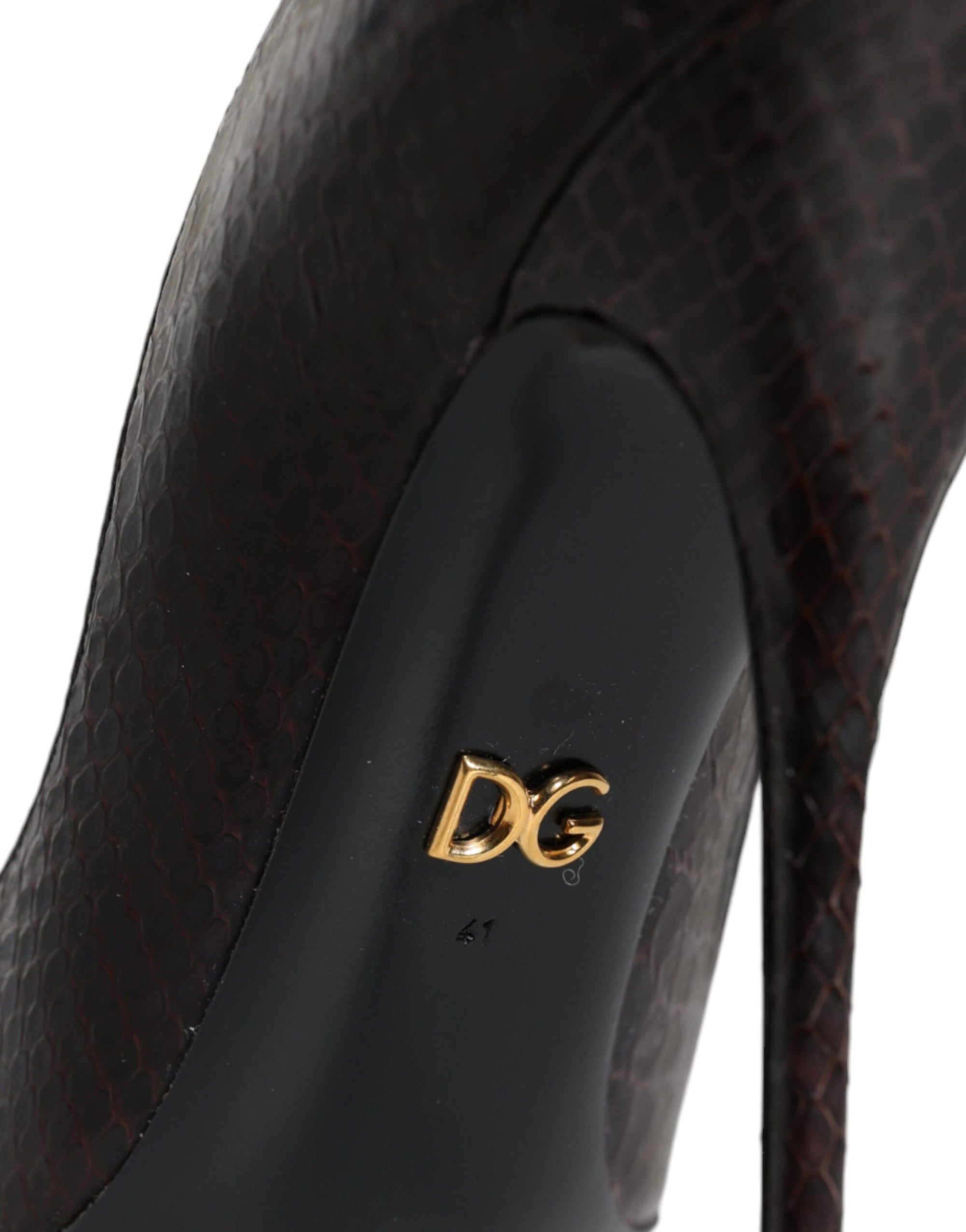 Dolce &amp; Gabbana Multicolor Exotic Leather Heels Pumps Shoes