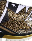 Dolce & Gabbana Multicolor Comet Star Print Sorrento Sneakers Shoes