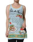 Dolce & Gabbana Multicolor Pasta Alla Norma Print Tank Top
