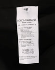 Dolce & Gabbana Gray Polka Dotted Wool Stretch Dress