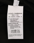 Dolce & Gabbana Gray Polka Dotted Sheath Wool Dress