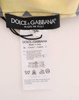 Dolce & Gabbana Multicolor Lemon Silk Stretch T-Shirt