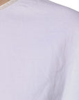 Dolce & Gabbana White Cotton Silk Round Neck Wrap Blouse Top