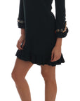 Dolce & Gabbana Crystal Green Stretch A-Line Short Dress