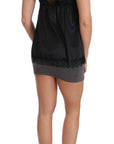 Dolce & Gabbana Lingerie Cami Black Lace Silk Stretch