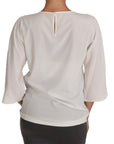 Dolce & Gabbana White Silk 