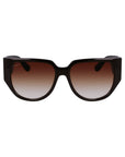 Ferragamo Brown Bio Injected Sunglasses