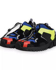 Dolce & Gabbana Multicolor Mesh Sorrento Trekking Sneakers Shoes
