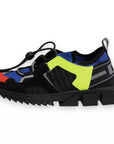 Dolce & Gabbana Multicolor Mesh Sorrento Trekking Sneakers Shoes