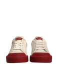 Dolce & Gabbana Shoes White Leather Logo Portofino Sneakers