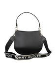 Tommy Hilfiger Black Polyester Handbag