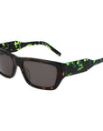 DKNY Brown Acetate Sunglasses