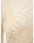 Lardini Beige Cotton Cocktail Dress