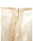 Lardini Beige Cotton Cocktail Dress