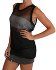Dolce & Gabbana Black Mesh Transparent Blouse T-shirt