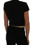 Dolce & Gabbana Black Short Croped Blazer Jacket