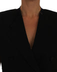 Dolce & Gabbana Black Short Croped Blazer Jacket