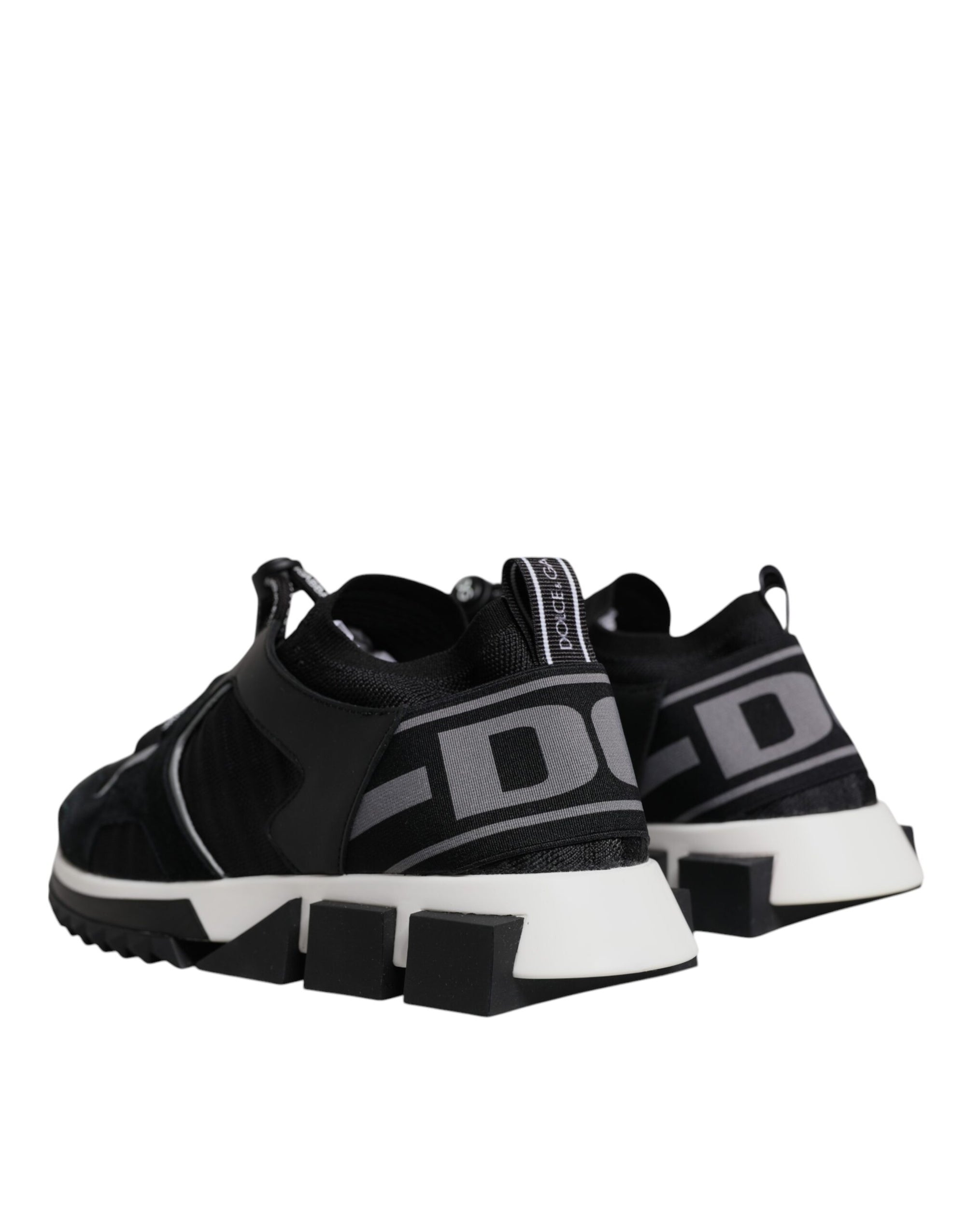 Dolce &amp; Gabbana Black Mesh Sorrento Trekking Sneakers Shoes