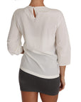 Dolce & Gabbana White Silk 