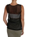 Dolce & Gabbana Black Mesh Transparent Blouse T-shirt