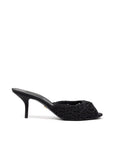 Dolce & Gabbana Black Cotton Mules