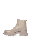 Alexander McQueen Beige Leather Chelsea Boots