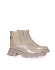 Alexander McQueen Beige Leather Chelsea Boots